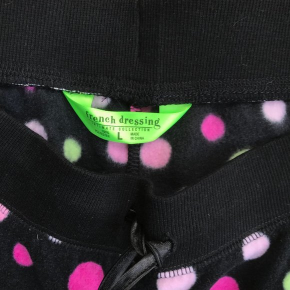 Microfleece Dot Print Lounge Pants NWT - Picture 3 of 6